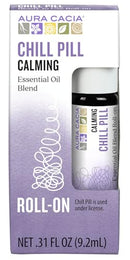 Aura Cacia Chill Pill Roll-On Essential Oil Blend Aromatherapy 0.31 Fl Oz - Brand New