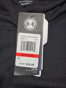 UNDER ARMOUR WOMEN'S DRAWSTRING-HEM HEATGEAR RAGLAN HOODIE - SIZE: 2XL - BLACK - Brand New