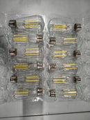 GENERIC 12 PACK 6W ST58 NON-DIMMABLE E26 VINTAGE LED EDISON BULBS - WHITE - Like New
