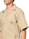 DICKIES MENS SHORT SLEEVE COVERALLS - SIZE: MEN S - KHAKI - Like New