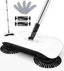 SUMYANHING  NON-ELECTRICAL SWEEPER CLEANER WITH 7 REPLACEMENT-JS - WHITE/BLACK - Like New