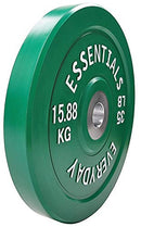 BalanceFrom Color Coded Olympic Bumper Plate Weight Plate 2PC 35LB - GREEN - Like New
