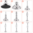 RTTERI 20 PCS 22.8 IN METAL FLOWER STAND WEDDING CENTERPIECE - SILVER - Like New