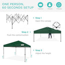 Best Choice Products 10x10 Pop Up Canopy Tent, EZ Setup B0C88KZP82 - Green - Brand New