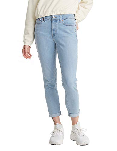 LEVI'S WOMEN'S NEW BOYFRIEND JEANS - SIZE: 8 (29X27) - SLATE ERA - LIGHT INDIGO - Brand New