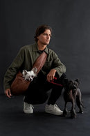 Noah & Paw Dog Sling Carrier for Small Dogs 5-18lb, Adjustable Padded Strap - Brand New