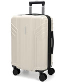 BAGSMART EXPANDABLE CARRY ON LUGGAGE 22X14X9 AIRLINE APPROVED - BIEGE - Like New