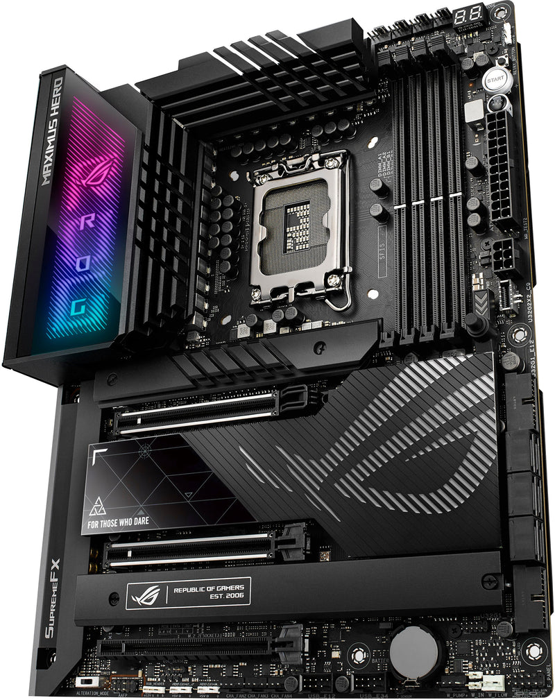 For Parts: ASUS ROG Maximus Z790 Motherboard ROG-MAXIMUS-Z790-HERO PHYSICAL DAMAGE