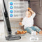 TIDY LIVING LOW NOISE WET DRY VACUUM CLEANER VACUUM AND MOP COMBO - BLACK - Like New