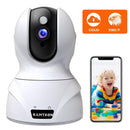 KAMTRON SECURITY CAMERA 1080P PET CAMERA KAMTRON WIFI HOME SECURITY - WHITE - Like New