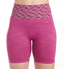 MAXXIM Womens Workout Biker Short Seamless Tummy Control for Yoga, Gym - PINK - Brand New