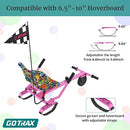 GOTRAX HOVERSEAT HOVERBOARD ATTACHMENT HOVERBOARD GO KART PINK BLUE MULTI - Like New
