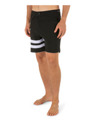 HURLEY PHANTOM ECO BLOCK PARTY SOLID 18" - SIZE: MEN 36 - BLACK - Brand New