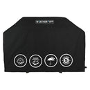 WEATHERTUFF ALL SEASON UNIVERSAL HEAVY DUTY STANDARD GRILL COVER - BLACK - Like New