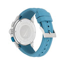 NAUTICA MEN'S NST CHRONOGRAPH 47MM WATCH- LIGHT BLUE/LIGHT BLUE/SILVER - Brand New