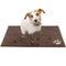 PETMAKER DOG DOOR MAT 36X26-INCH LARGE ENTRYWAY RUG WITH NON-SLIP BACK - BROWN - Like New