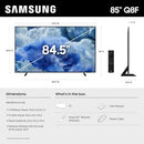 SAMSUNG 85-INCH CLASS QLED Q8F 4K UHD SMART TV Q4 AI PROCESSOR QN85Q8FAAFXZA - Like New