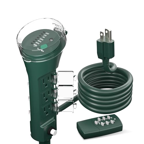 BN-LINK Outdoor Power Stake Timer 6 Grounded 6ft Extension - Scratch & Dent