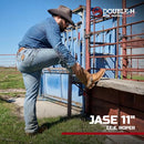 DOUBLE-H 11" Jase Square Toe Western Boots Texon Insole, Brown - 9.5 Narrow - Brand New