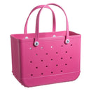 Rubber Beach Tote Bag Water Resistant Beach Pool Sports Handbag - 11 - Like New
