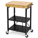 Origami RBT Series Steel-Frame Folding Kitchen Cart B006Z9W3JQ - Black - Brand New