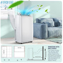 GARVEETECH 12000 BTU PORTABLE AIR CONDITIONER, 3 MODES, FDP35-3033ZPR3 - WHITE - Like New