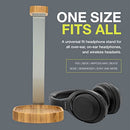 KNOX GEAR BAMBOO HEADPHONE STAND - WOOD DESK STAND - BROWN - Like New