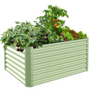 Raised Raised Box Garden Bed 48"x36"x24" Sage Green hg-0253-GY-SAGE/GREEN - Like New