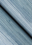 NuWallpaper x Society Social Grasscloth Peel Stick Wallpaper - Mineral Blue - Brand New