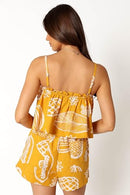 PETAL & PUP WOMEN'S HONEY SHORTS - SIZE XL - YELLOW - Like New
