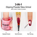 Dipping Powder Nail Kit 8 Colors Acrylic Powder Manicure Tools No Lamp Needed - Brand New