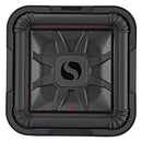 KICKER 46L7T122 L7T L7-THIN 12 Subwoofer Dual 2-OHM 600 WATT - BLACK/RED - Like New