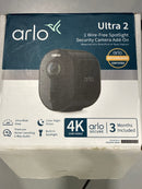 ARLO ULTRA 2 SPOTLIGHT CAMERA - CAMERA ONLY - BLACK - Brand New