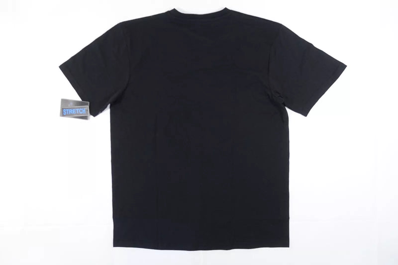 BLUE ICE MEDIUM STRETCH VNECK TSHIRT MENS - BLACK - Brand New