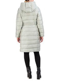 353SN553 COLE HAAN WOMENS NYLON CHANNEL QUILTED JACKET OPAL SIZE XS - Brand New