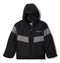 COLUMBIA YOUTH BOYS LIGHTNING LIFT II JACKET - BLACK/CITY GRAY - LARGE - Brand New