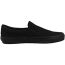 VANS UNISEX CLASSIC SLIP-ON - SIZE: MEN 8.5 WOMEN 10 - BLACK/BLACK - Like New
