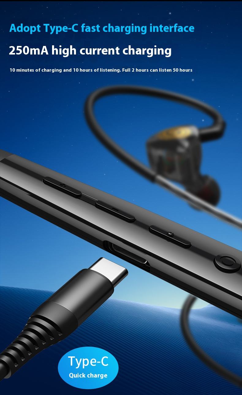 GENERIC VT-S10 NECKBAND WIRELESS BLUETOOTH EARPHONES - BLACK - Like New