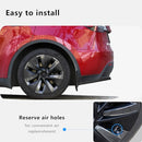 CYBERBEANS 4Pcs for Tesla Model Y Wheel Covers 19" Carbon Fiber Matte Black - Brand New