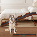 Easyego Foldable Dog Ramp for Bed, 74" Wood Pet Ramp PS0002 - Vintage Walnut - Like New