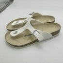 BIRKENSTOCK WOMEN'S GIZEH THONG SANDAL - SIZE: MEN 13 - WHITE - Like New