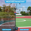 Rakon Portable Basketball Hoop Height Adjustable 5.4ft-7ft Basketball Hoops - Brand New