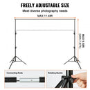 VEVOR 12 X 10 FT HEAVY DUTY BACKDROP STAND, WITH 6 CLAMPS - Like New