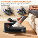 CITXMOTI UNDER DESK ELLIPTICAL EXERCISE MACHINE QUIET RC-KF03 - BLACK/ORANGE - Like New