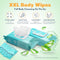 ALLSETT HEALTH WIPES FOR ADULTS BATHING NO RINSE (400 COUNT) - Brand New