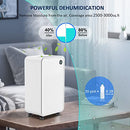 Commercial Dehumidifier with Pump & Long Drain Hose B07QS5WY4Y - Orange - Brand New