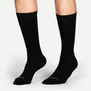 BOMBAS WOMEN'S LIGHTWEIGHT CALF SOCK 4-PACK - SIZE: WOMEN M 8-10.5 - BLACK - Like New