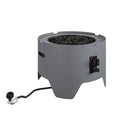 CosmoLiving by Cosmopolitan Astra Collection 23" Fire Pit Dark Gray - 87832CHC1E - Like New