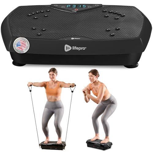 LIFEPRO VIBRATION PLATE EXERCISE MACHINE MAGNETIC ACUPOINTS - Scratch & Dent