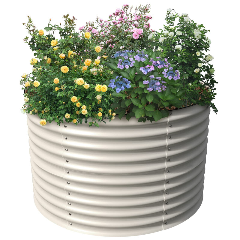OLLE 32" TALL RAISED GARDENING GALVANIZED RAISED GARDEN BEDS - - Scratch & Dent